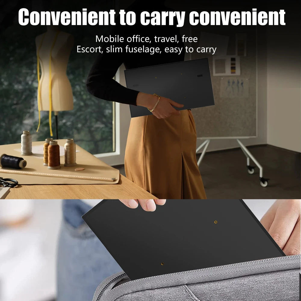 F140-S36 Portable Display 14 Inch 60Hz Resolution 1366*768 TN Panel 250cd/㎡ Brightness 3ms Response Portable Monitor