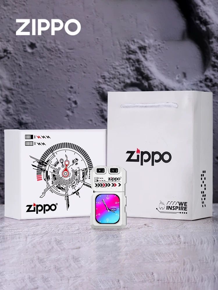 Zippo Smart Lighter w/ Bluetooth Earbuds & Screen – Unique Gadget